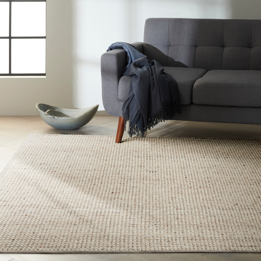 nourison textured dots ck80 natural rug