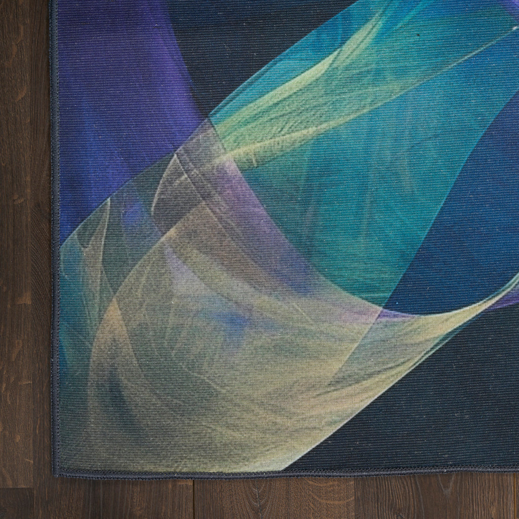 nourison nourison washables nwb16 blue multicolor rug