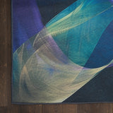 nourison nourison washables nwb16 blue multicolor rug