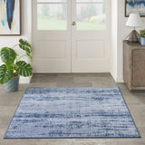 nourison nourison essentials nre03 denim rug