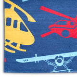 nourison imagination ima06 navy multicolor rug