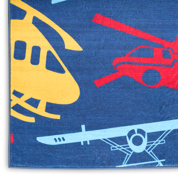 nourison imagination ima06 navy multicolor rug