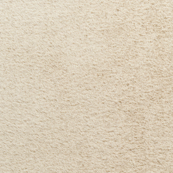 nourison soft plush rabbit fur sff01 beige rug