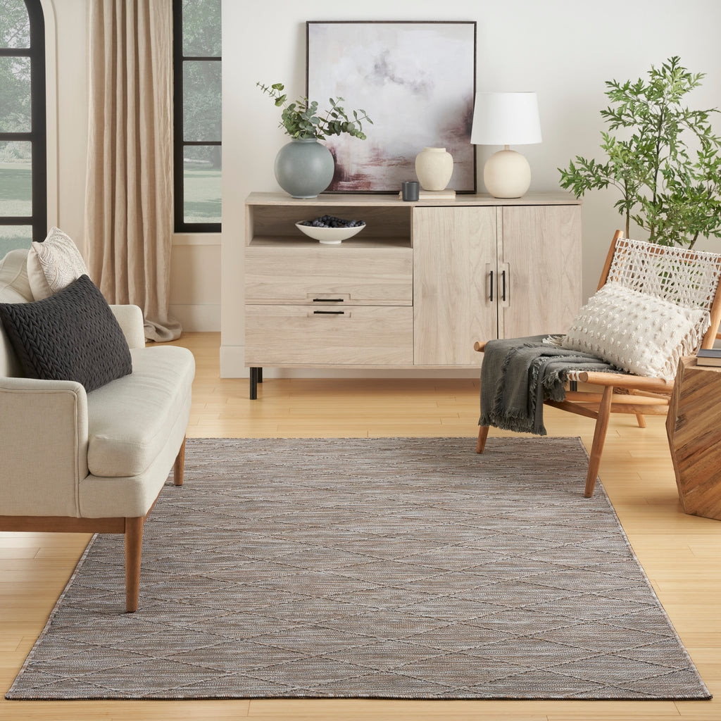nourison washable solutions wsl01 grey mocha rug