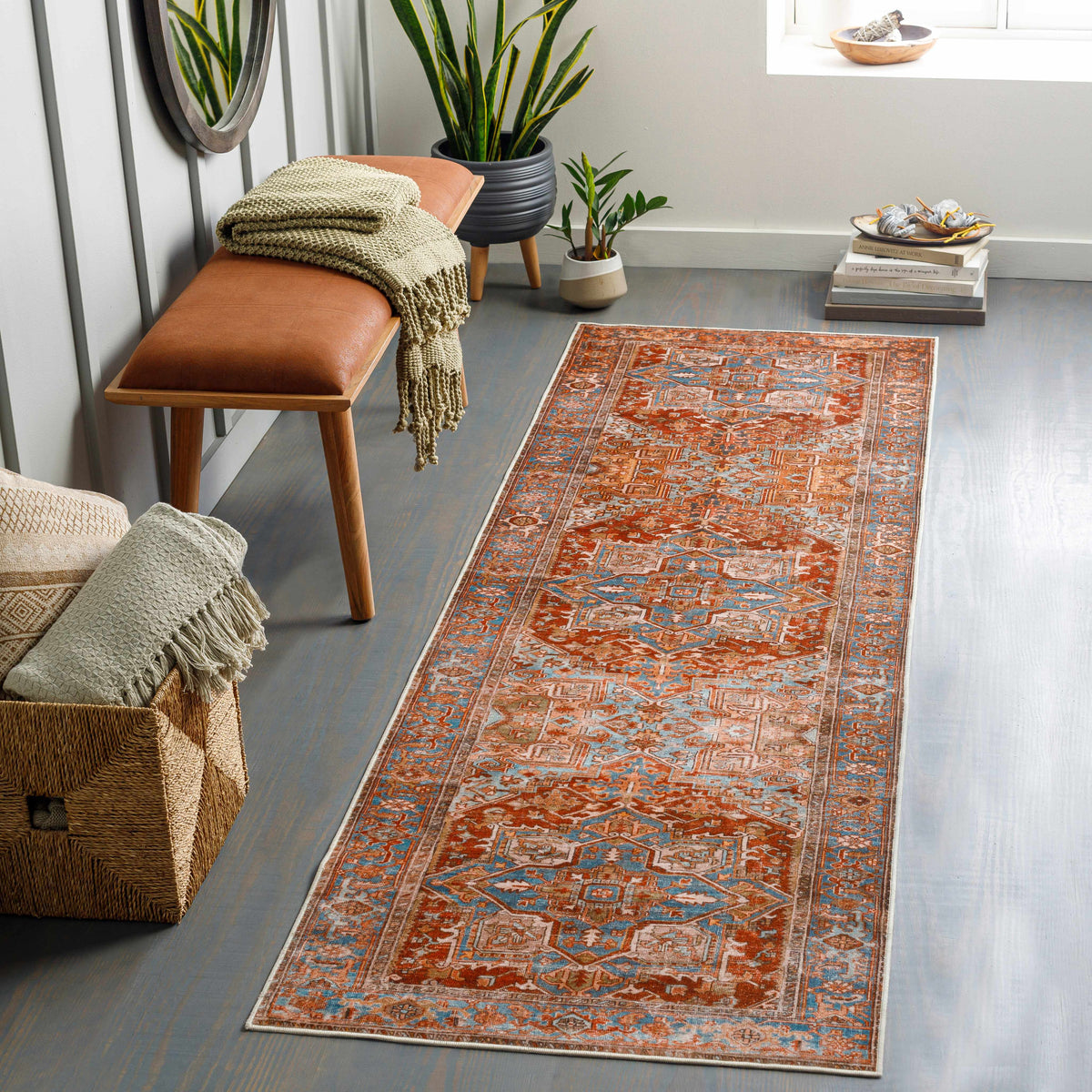 Hauteloom Darapidap DARAP Blush Machine Made Polyester Rug