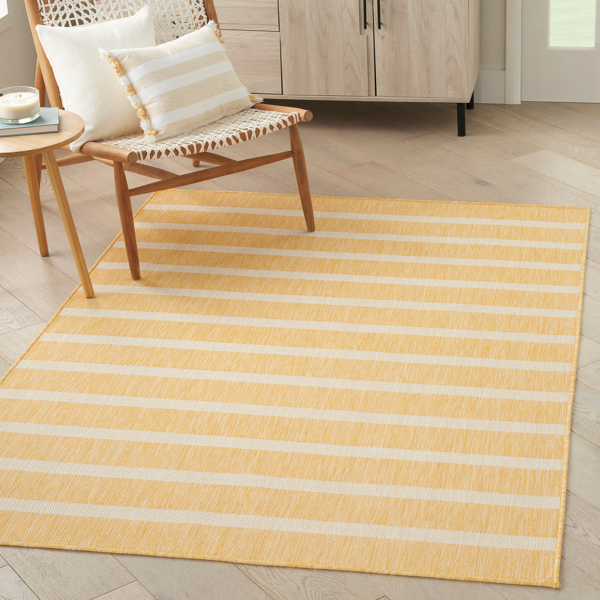 nourison positano pos03 yellow ivory rug