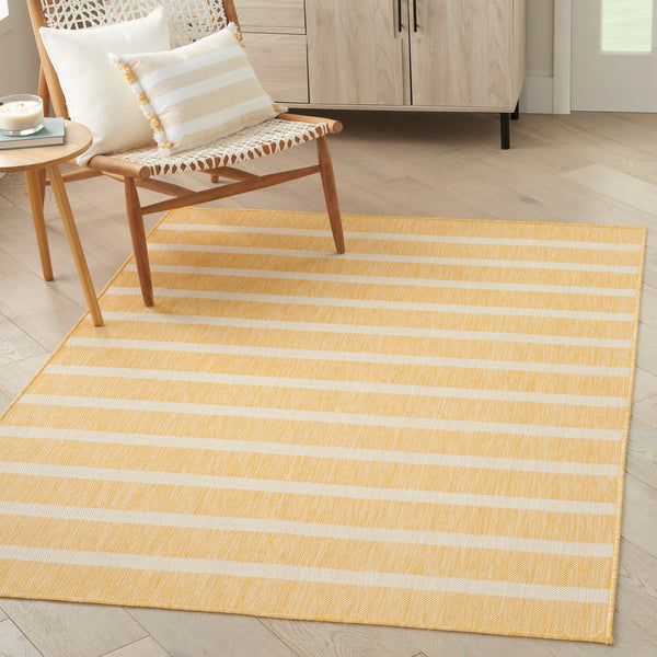 nourison positano pos03 yellow ivory rug