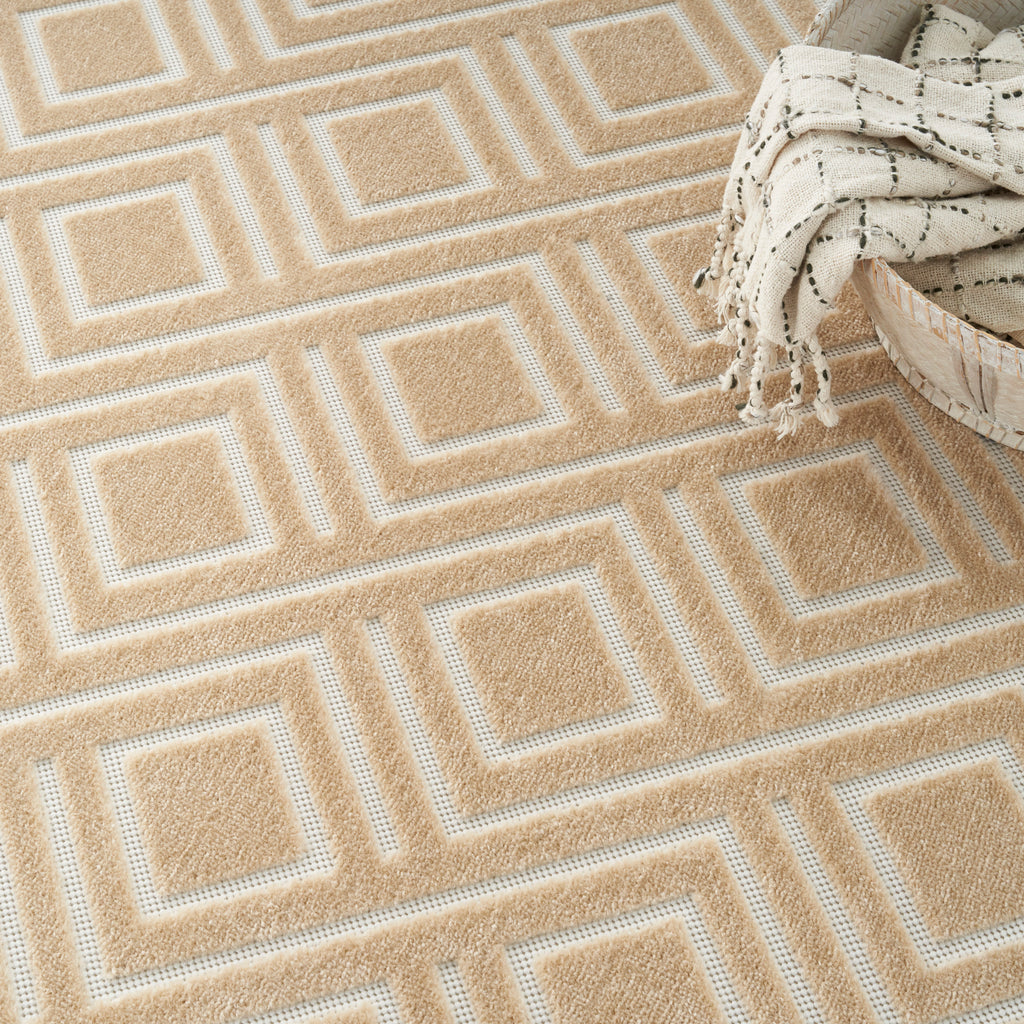 nourison care free caf03 taupe rug
