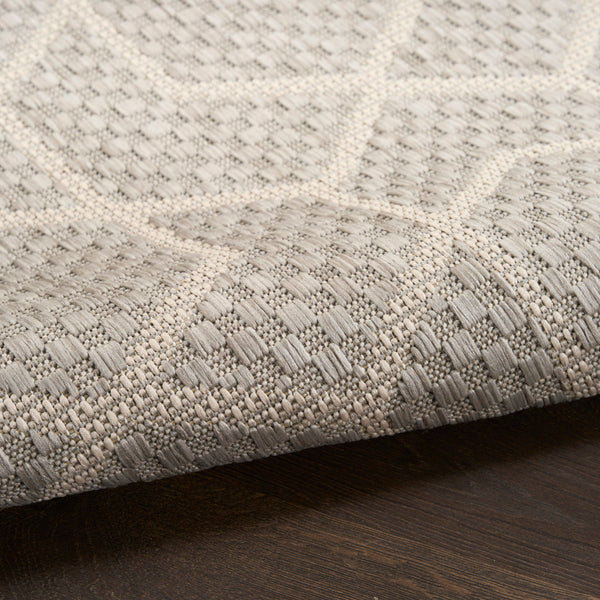nourison horizon indoor outdoor hoz01 grey rug