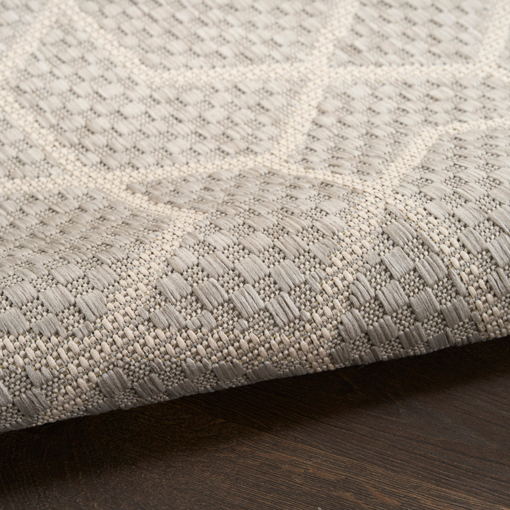 nourison horizon indoor outdoor hoz01 grey rug
