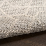 nourison horizon indoor outdoor hoz01 grey rug