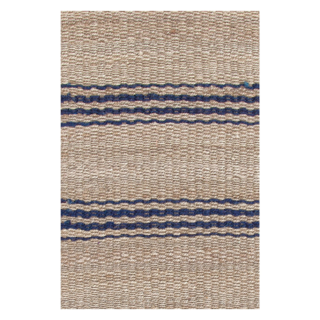 dash albert jute ticking rda321 indigo rug