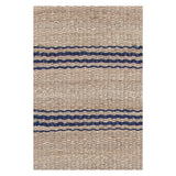 dash albert jute ticking rda321 indigo rug