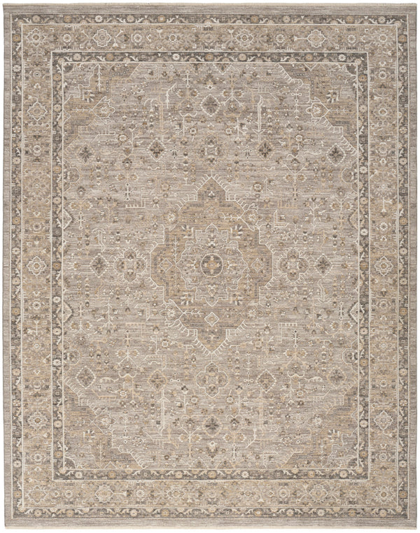 nourison retreat ret02 grey rug
