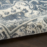 nourison quarry qua18 navy ivory rug