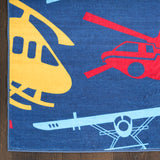 nourison imagination ima06 navy multicolor rug