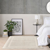 nourison grand street grn05 ivory taupe rug