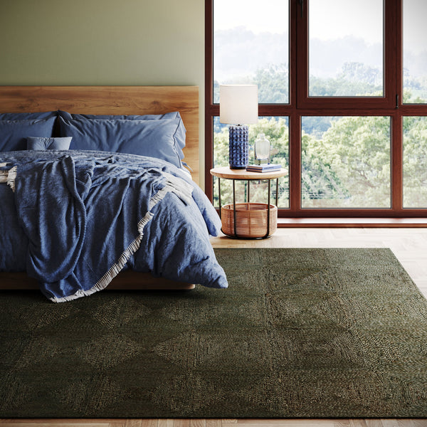 dash albert haven hurst da2447 green braided jute rug