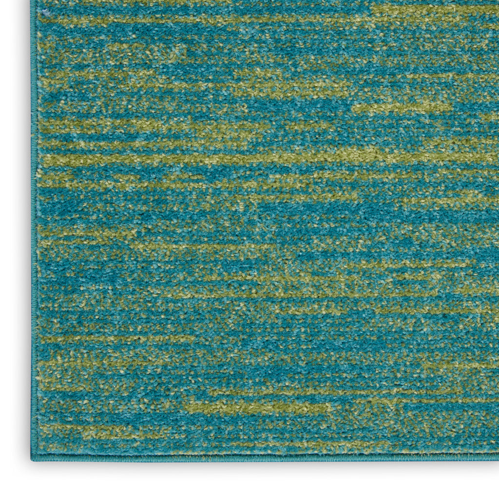 nourison nourison essentials nre01 blue green rug
