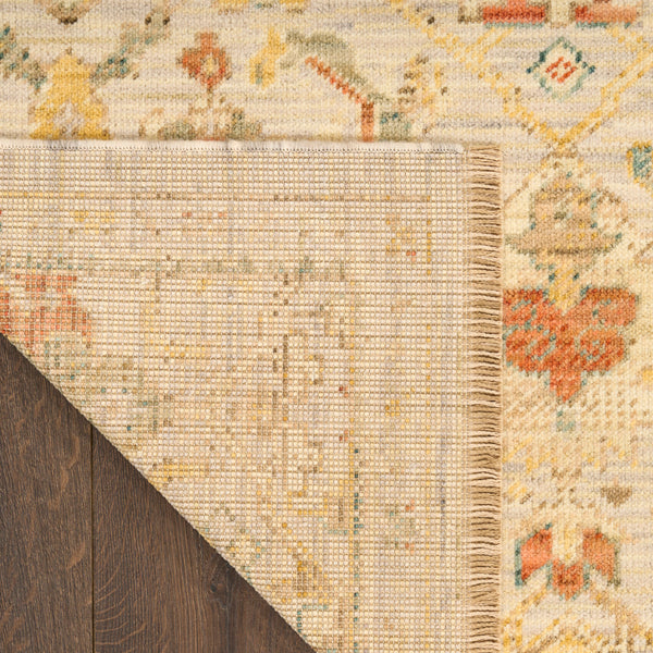 nourison antique bloom anb02 taupe multicolor rug
