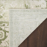 nourison astra machine washable asw11 ivory green rug