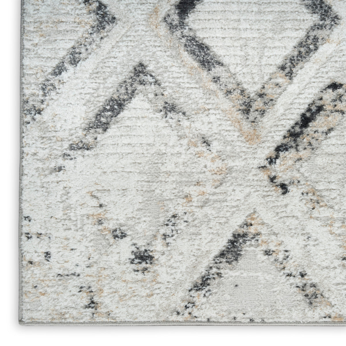 nourison dekor dek05 grey charcoal rug