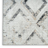 nourison dekor dek05 grey charcoal rug