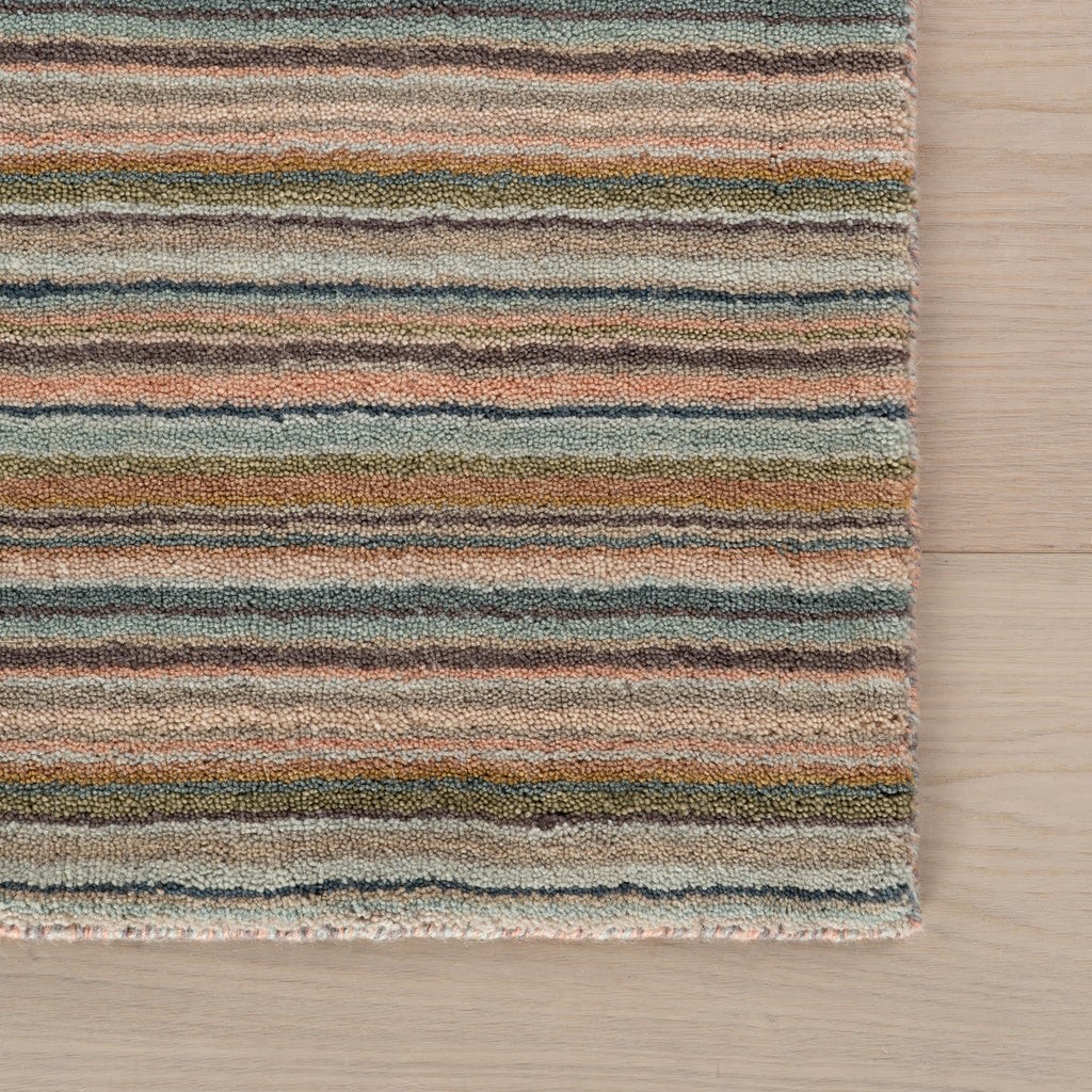 dash albert brindle stripe da2499 clay loom knotted wool rug