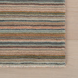 dash albert brindle stripe da2499 clay loom knotted wool rug