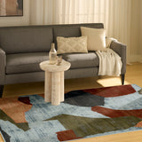 nourison nordic nrc18 blue multicolor rug