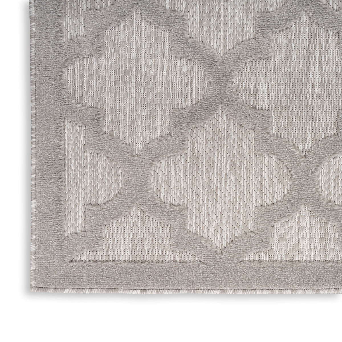 nourison easy care nes01 silver grey rug