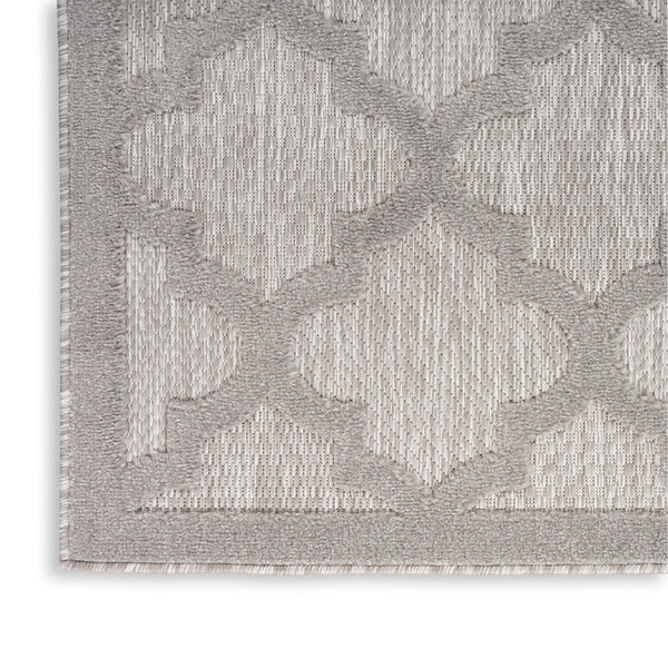 nourison easy care nes01 silver grey rug