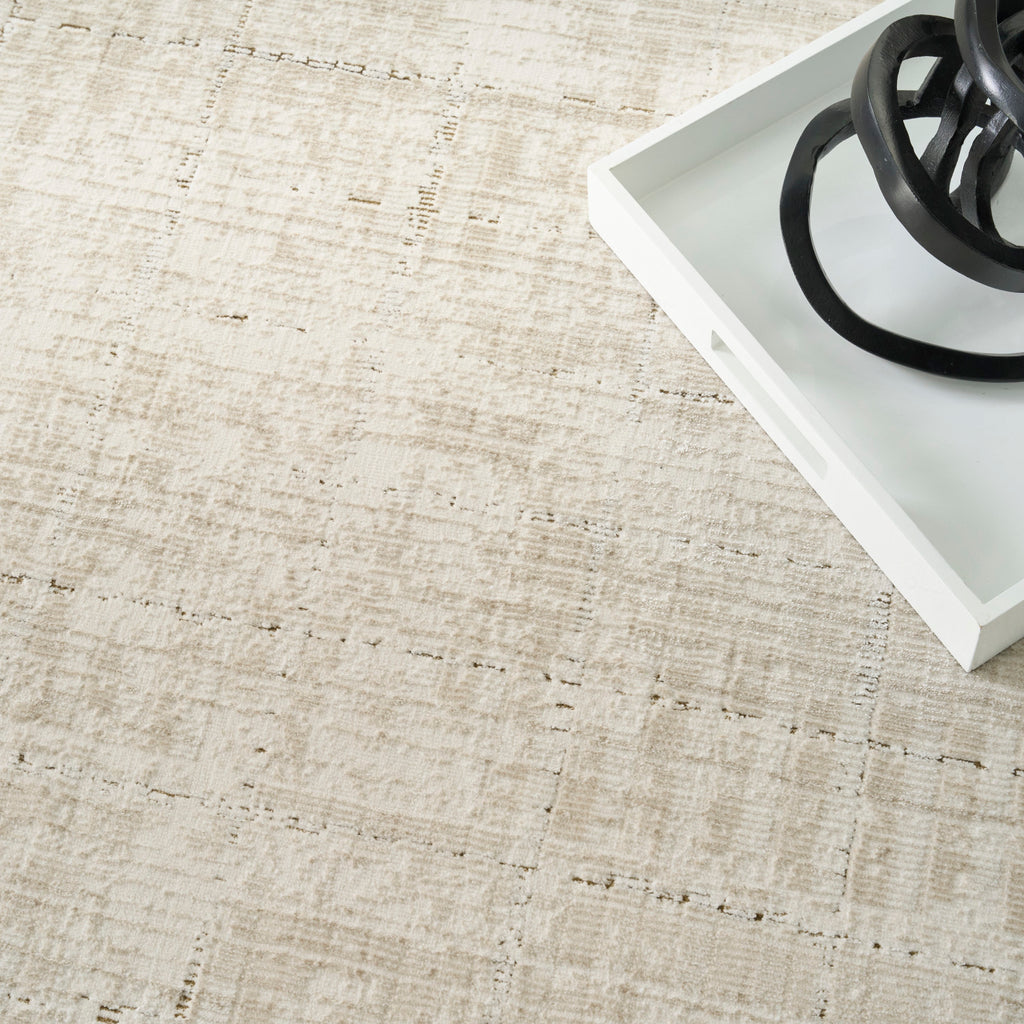 nourison grand street grn02 ivory beige rug