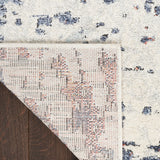 nourison motion mtt04 ivory blue rug