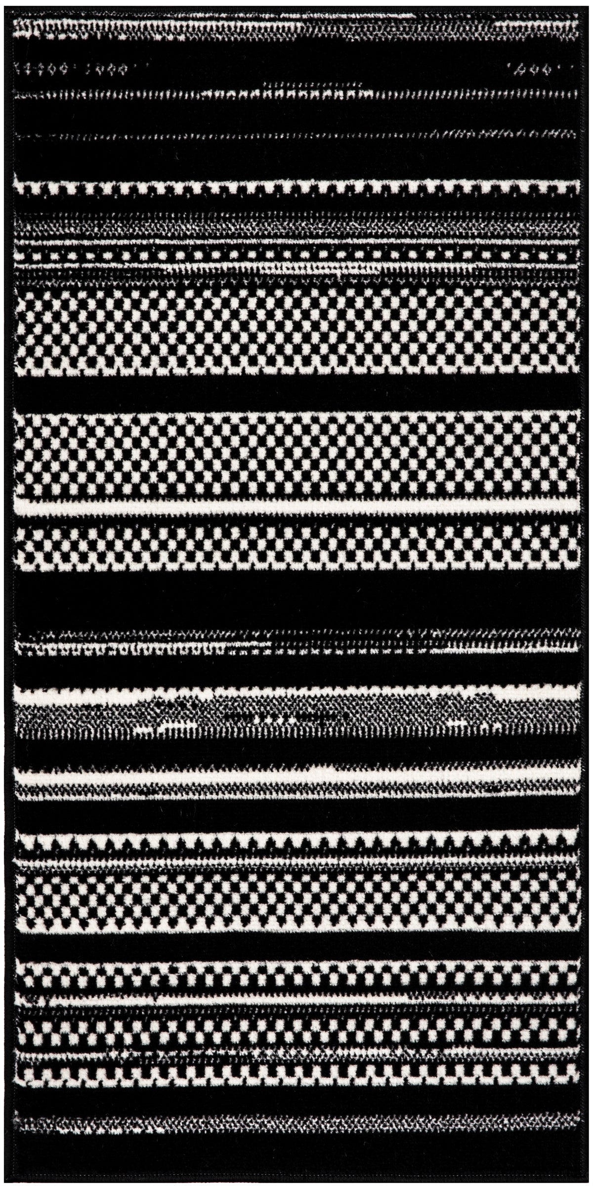 nourison grafix grf41 black white rug
