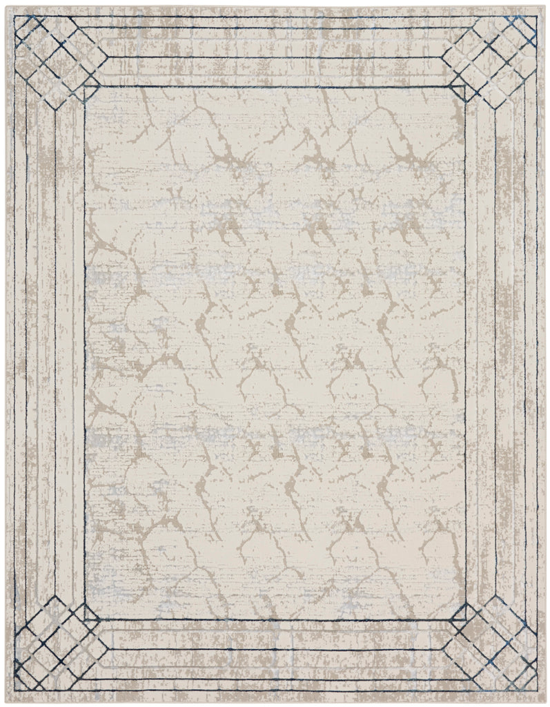 nourison glitz glz03 ivory taupe rug