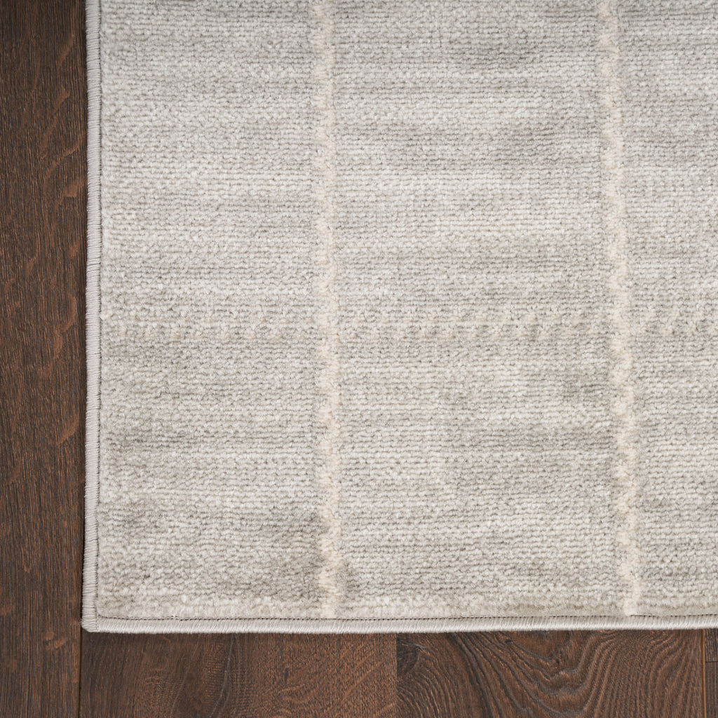 nourison serenity home srh05 light grey rug