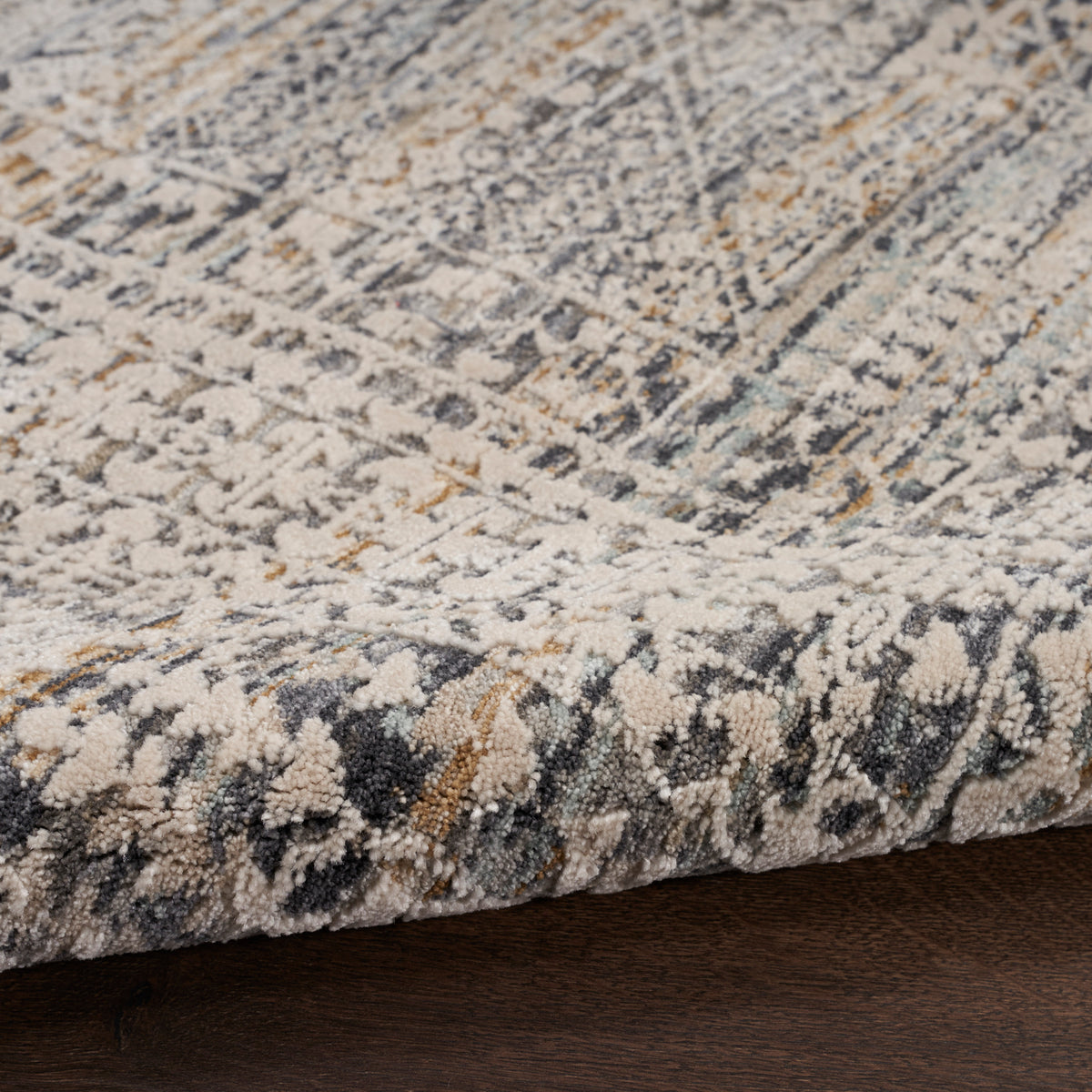 nourison lynx lnx05 ivory slate rug