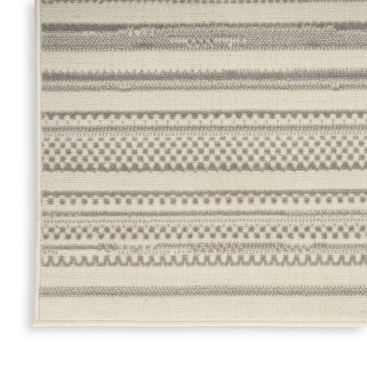 nourison grafix grf41 ivory grey rug