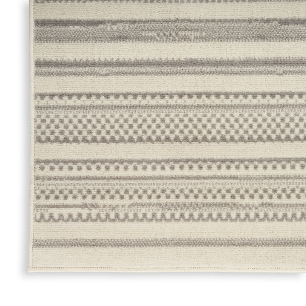nourison grafix grf41 ivory grey rug