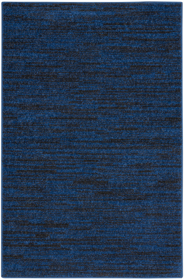 nourison nourison essentials nre01 midnight blue rug