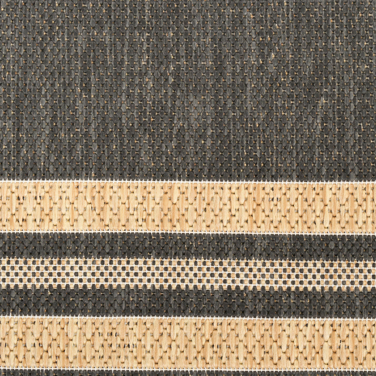 nourison horizon indoor outdoor hoz05 charcoal rug