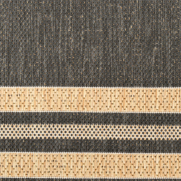 nourison horizon indoor outdoor hoz05 charcoal rug