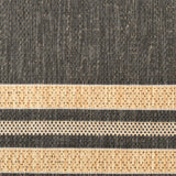 nourison horizon indoor outdoor hoz05 charcoal rug
