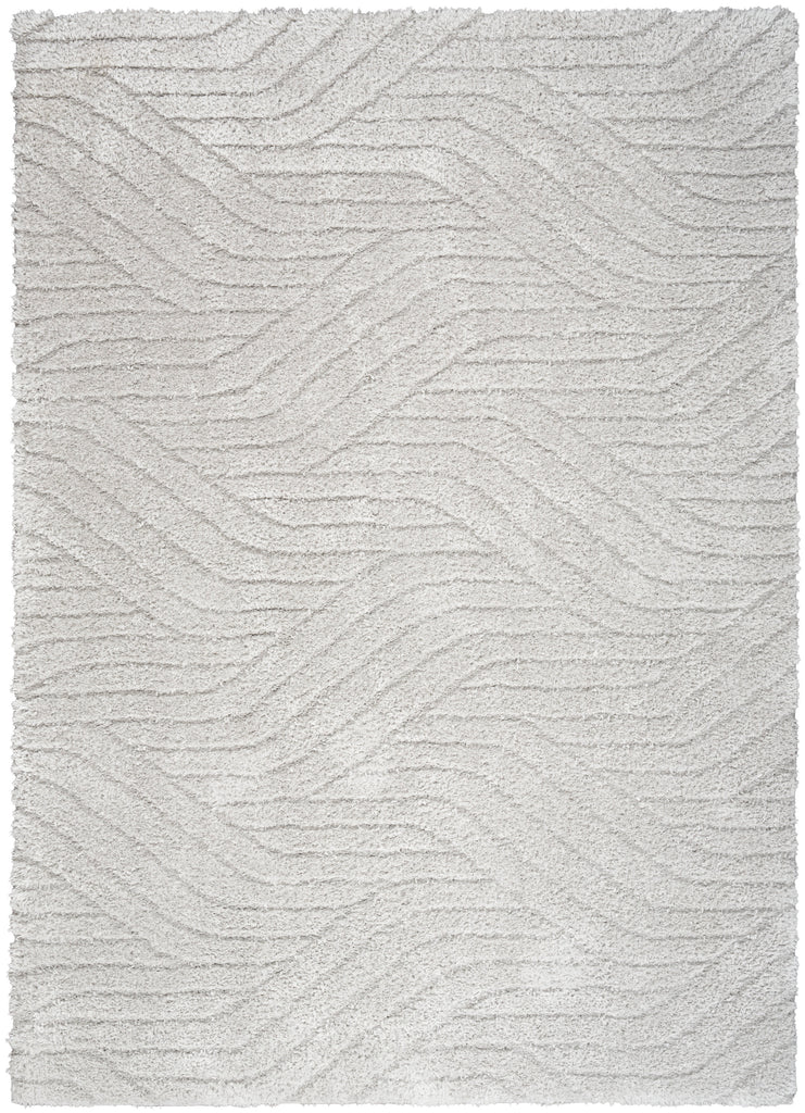 nourison surfaces sfc01 silver grey rug