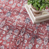 nourison grand washables grw06 brick ivory rug