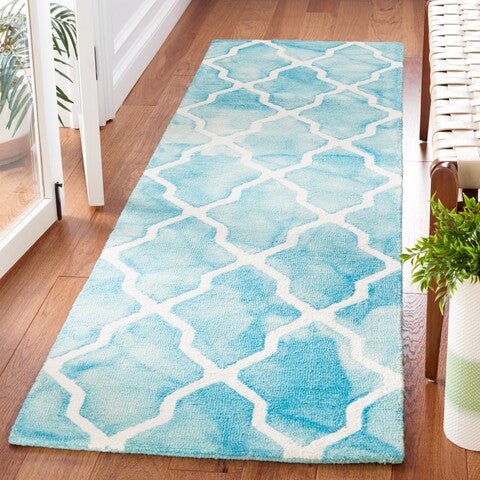 safavieh clearance dip dye ddy540d turquoise rug