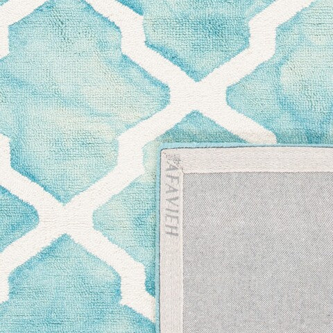 safavieh clearance dip dye ddy540d turquoise rug