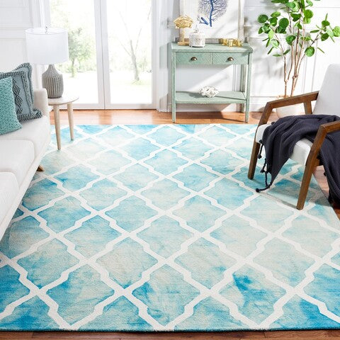 safavieh clearance dip dye ddy540d turquoise rug