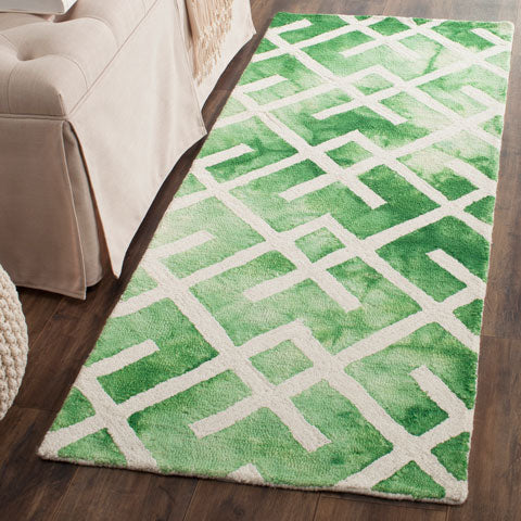safavieh clearance dip dyes ddy677q green rug